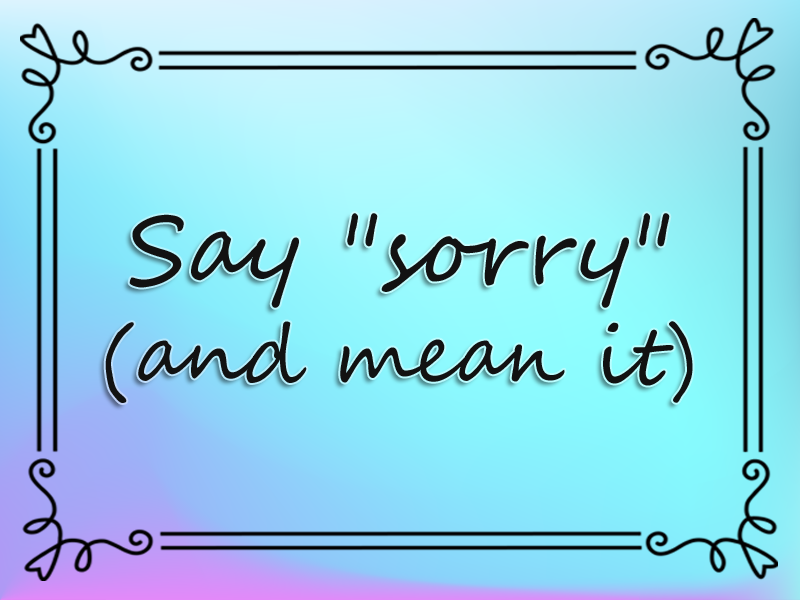 marriage advice: Say 