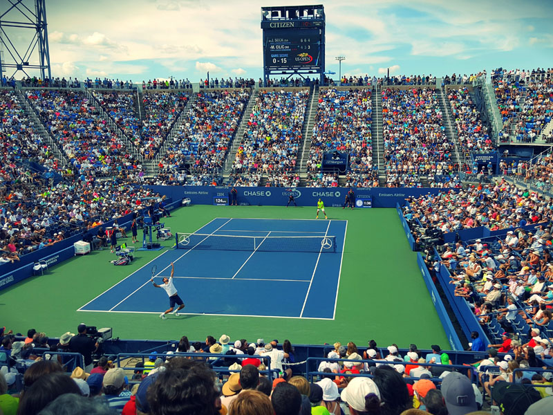 tennis (going to a match)