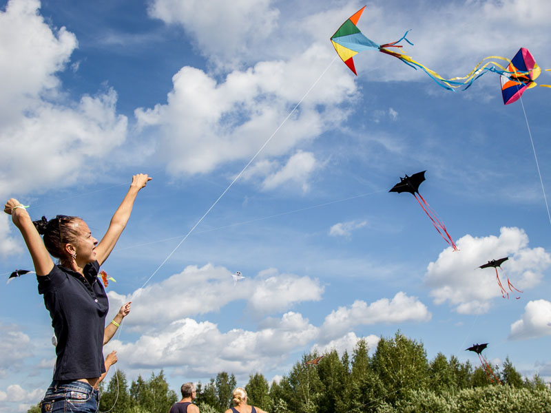 kite flying