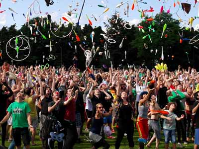 Going to a local festival