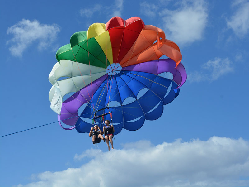 parasailing