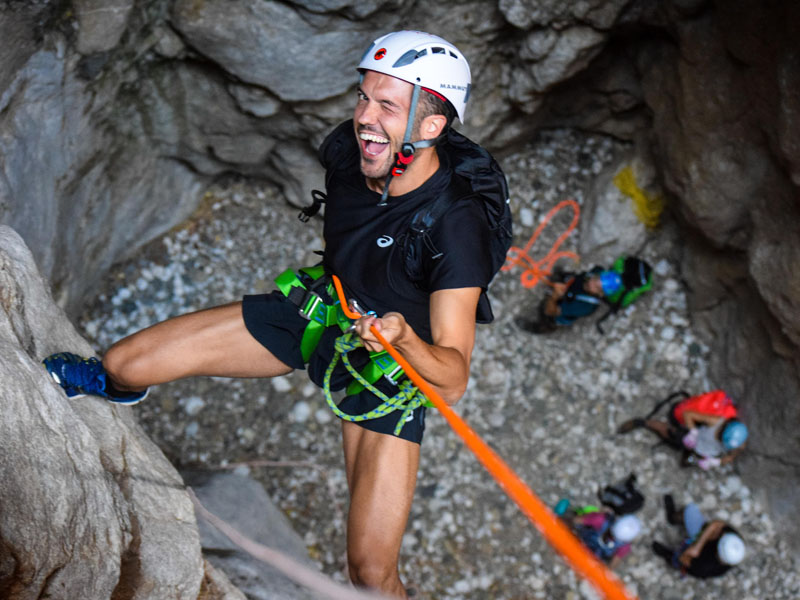 Rappelling