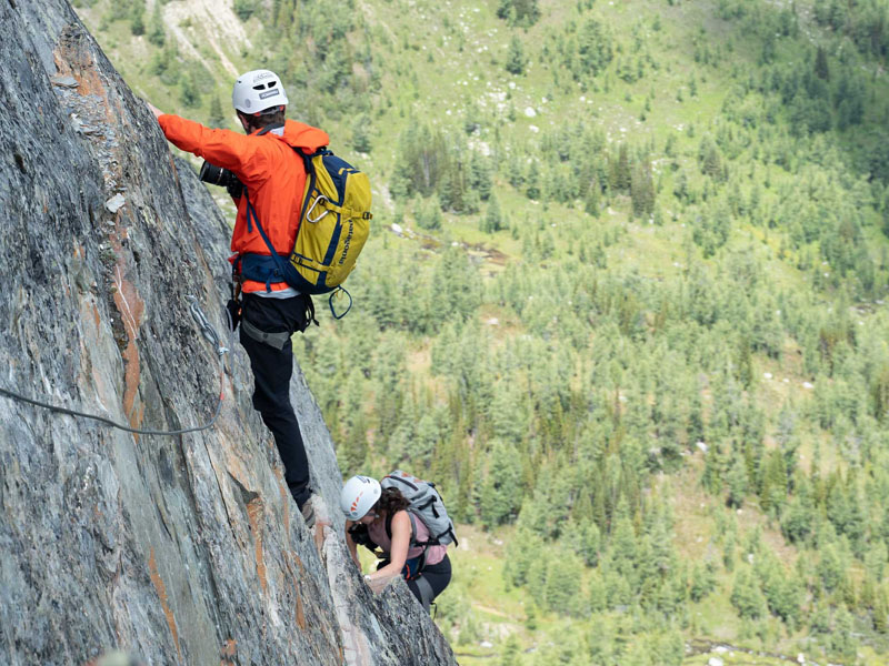 rock climbing