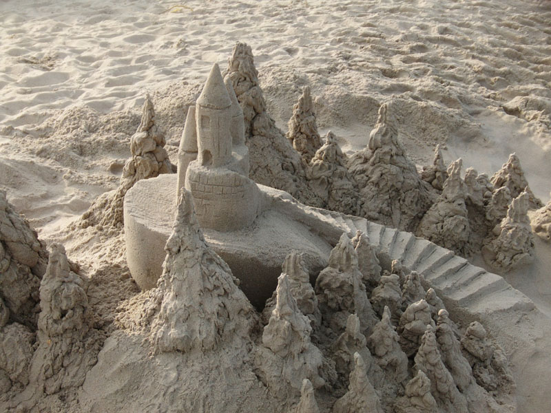 sandcastles