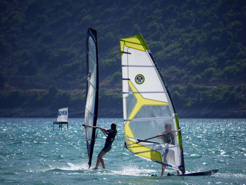windsurfing