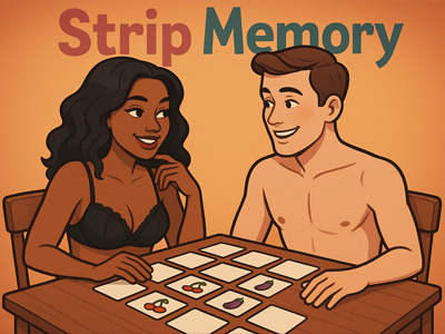 Play Strip Memory, a bedroom game for married couples